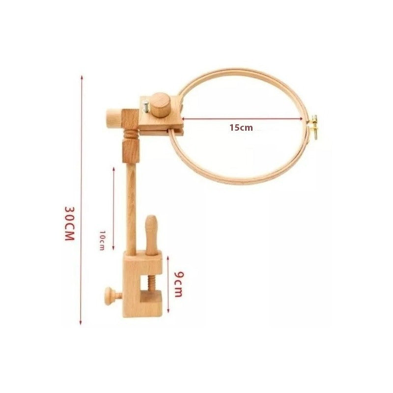 Soporte De Madera Para Bastidores De Bordado - Baúl de Ayün