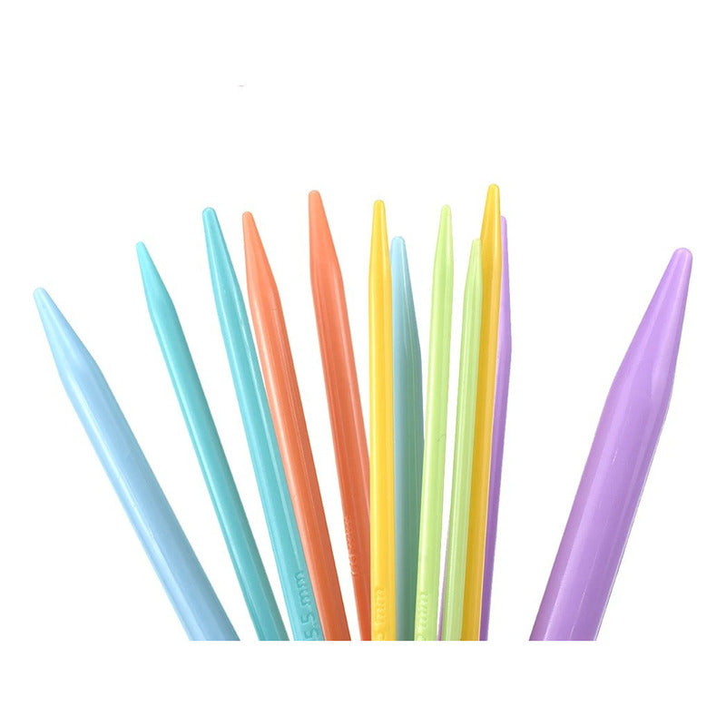 Set De 12 Palillos Circulares De Plastico 80 Cm Largo Total - Baúl de Ayün