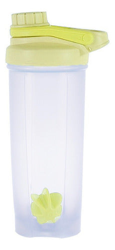 Shaker Botella 700ml Para Proteina Deporte + Bola Agitadora