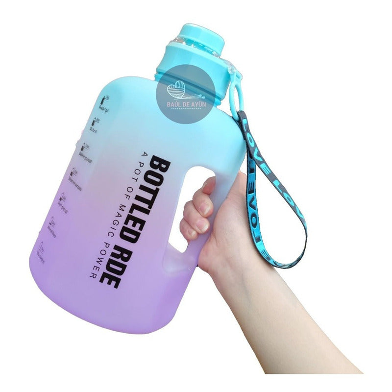 Botella Deportiva De 2.2 Litros Libre De Bpa 2200ml Agua - Baúl de Ayün