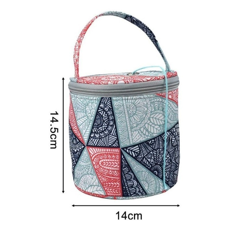 Bolso Porta Ovillos Lanas Palillos Y Crochet - Pequeño - Baúl de Ayün