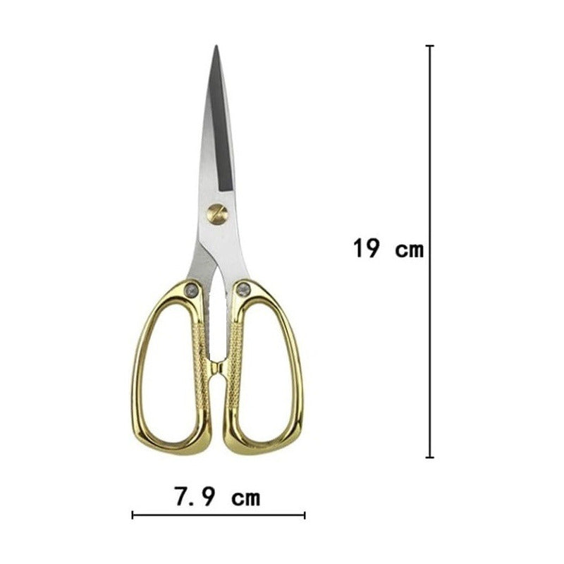 Tijera De Precisión Sastre Manualidades Costura 19cm Dorada - Baúl de Ayün