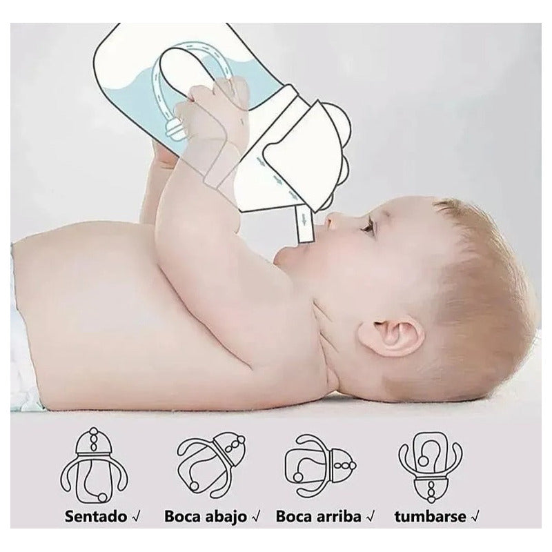 Vaso Entrenador Para Bebes 250ml Antiderrame - Baúl de Ayün