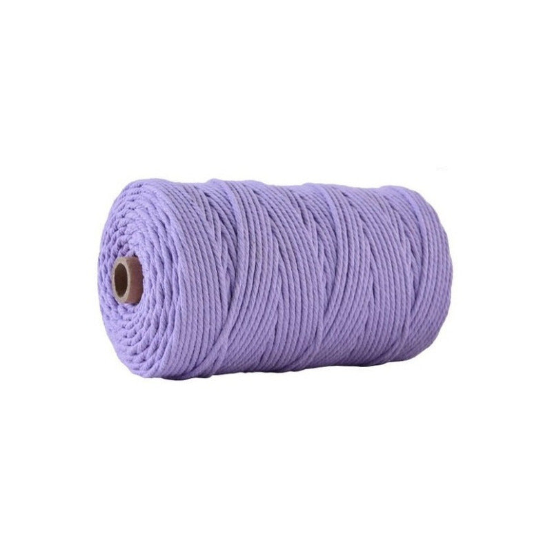 Cordón Algodón Torcido 3mm 200 Metros Para Macrame - Baúl de Ayün