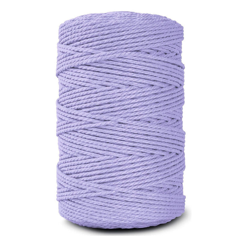 Cordón Algodón Torcido 3mm 200 Metros Para Macrame - Baúl de Ayün