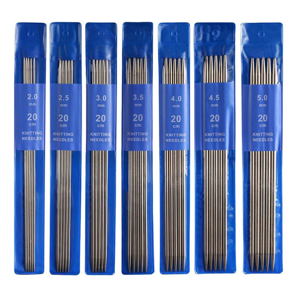 Set De 35 Palillos Doble Punta Para Calcetin 2.0 A 5.0mm - Baúl de Ayün