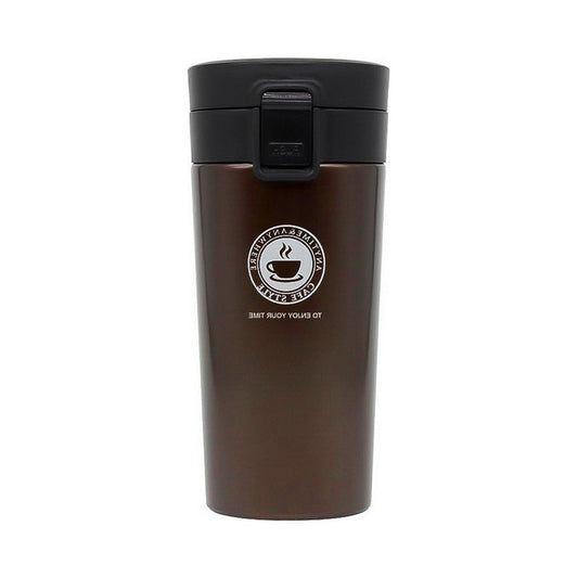 Vaso Termico Mug Para Café / Té 380 Ml Acero Inoxidable