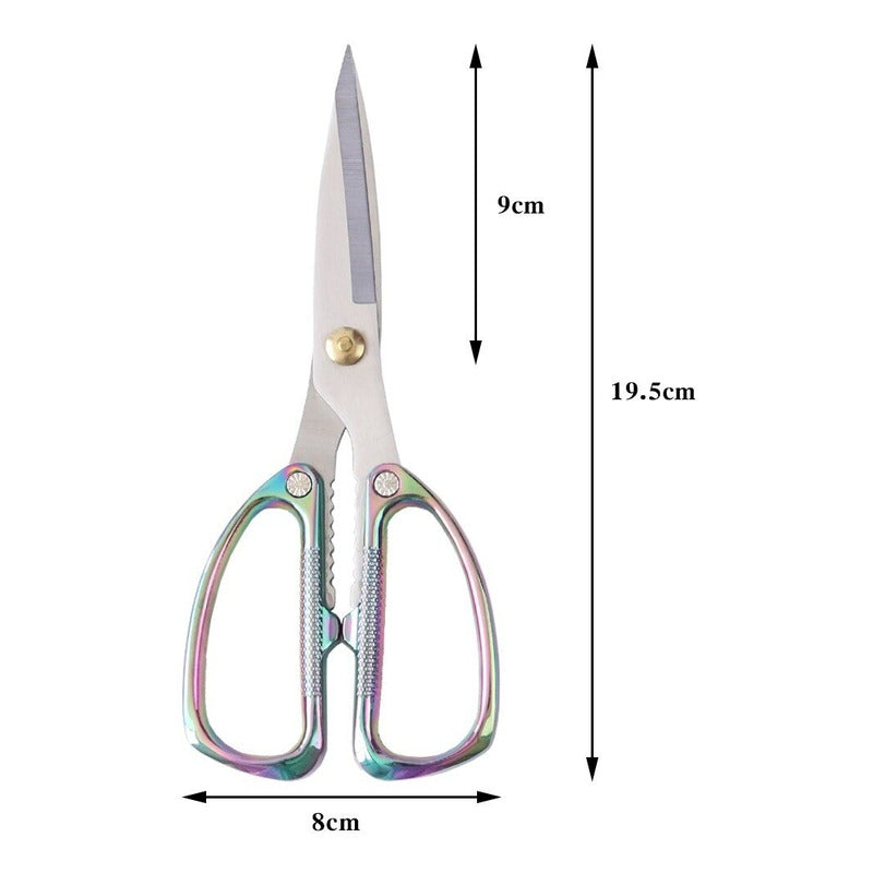 Tijera Para Costura Sastre Papelería 19 Cm Lindos Diseños