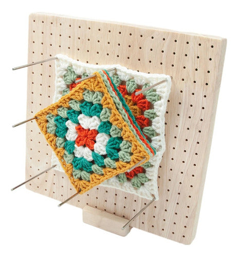 Tabla Bloqueadora De Tejidos Grande 33x33cm - Para Grannys - Baúl de Ayün