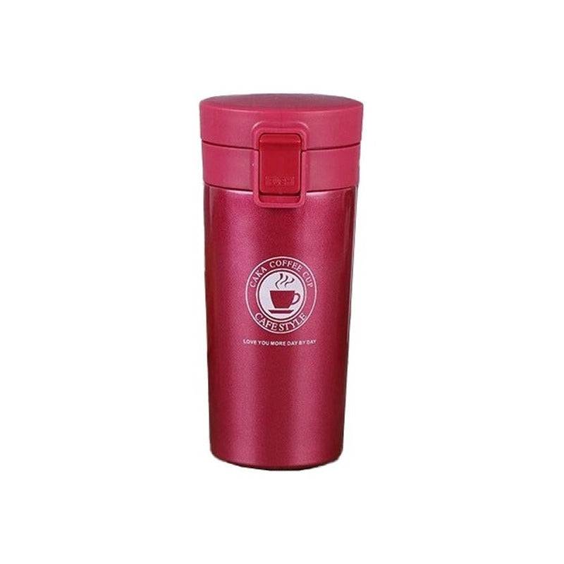 Vaso Termico Mug Para Café / Té 380 Ml Acero Inoxidable