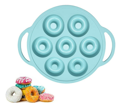 Molde De Silicona Para Donuts Donas De 6.7cm Repostería - Baúl de Ayün