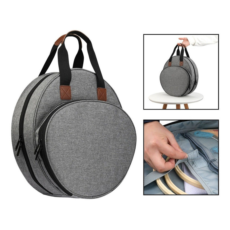 Bolso Porta Bordados Hilos Y Accesorios Viaje - Grande