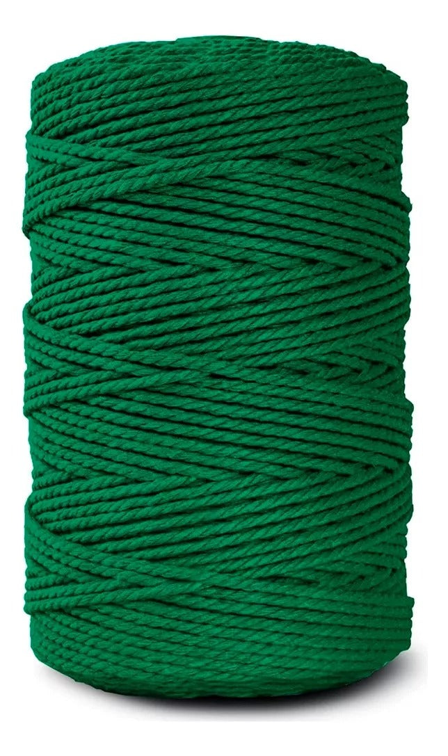 Cordón Algodón Torcido 3mm 200 Metros Para Macrame - Baúl de Ayün