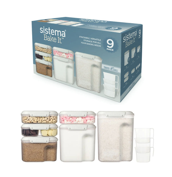 Set Contenedores Herméticos Sistema® Bake It™ 9 piezas - Baúl de Ayün