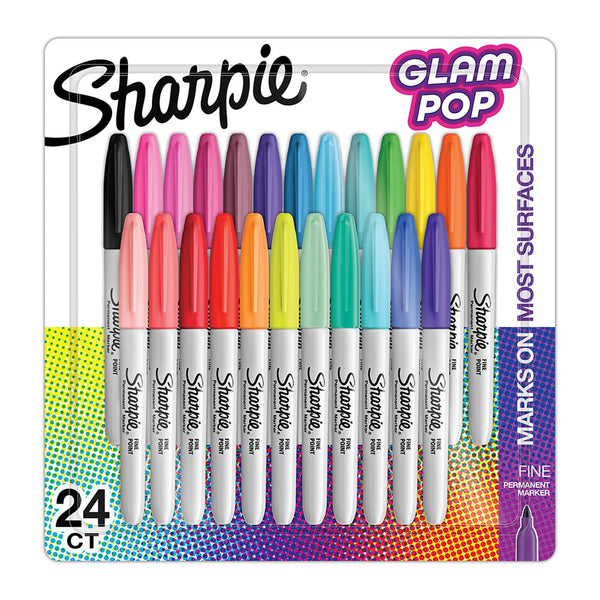 Marcador Sharpie Glam Pop 24 colores surtidos - Baúl de Ayün