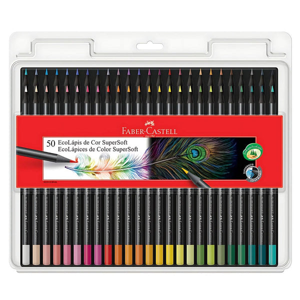 Faber Castell Set 50 Lápices de Colores SuperSoft