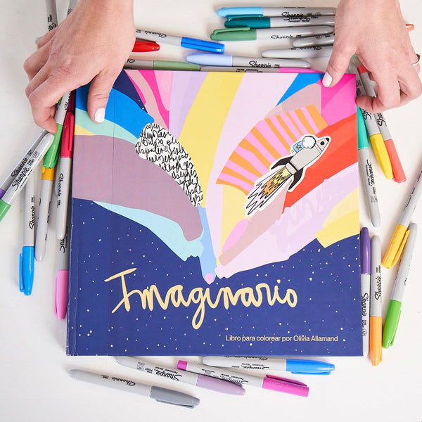 Libro para colorear IMAGINARIO por Olivia Allamand