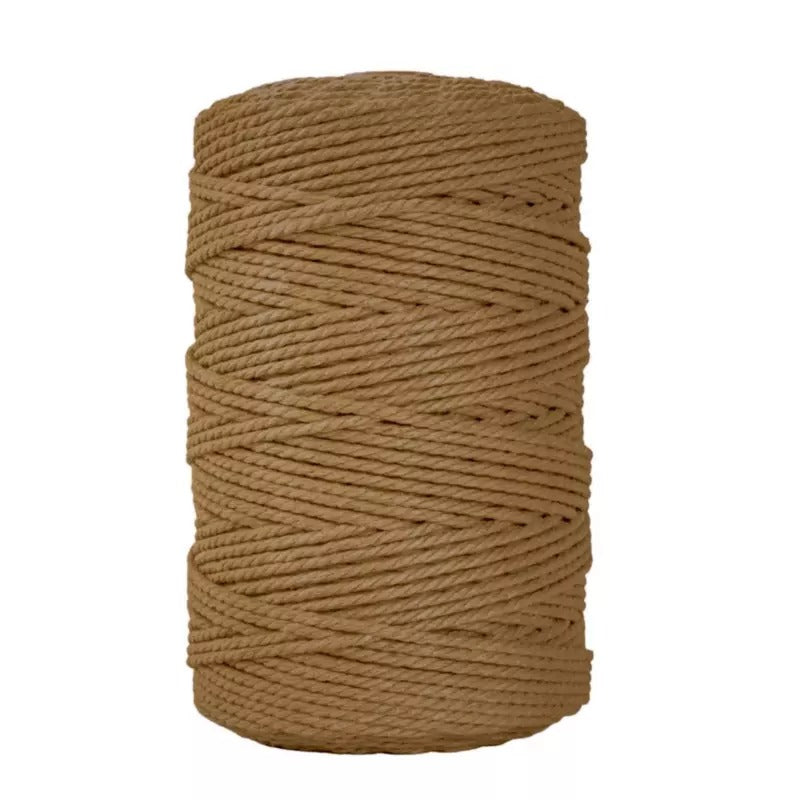 Cordón Algodón Torcido 3mm 200 Metros Para Macrame - Baúl de Ayün